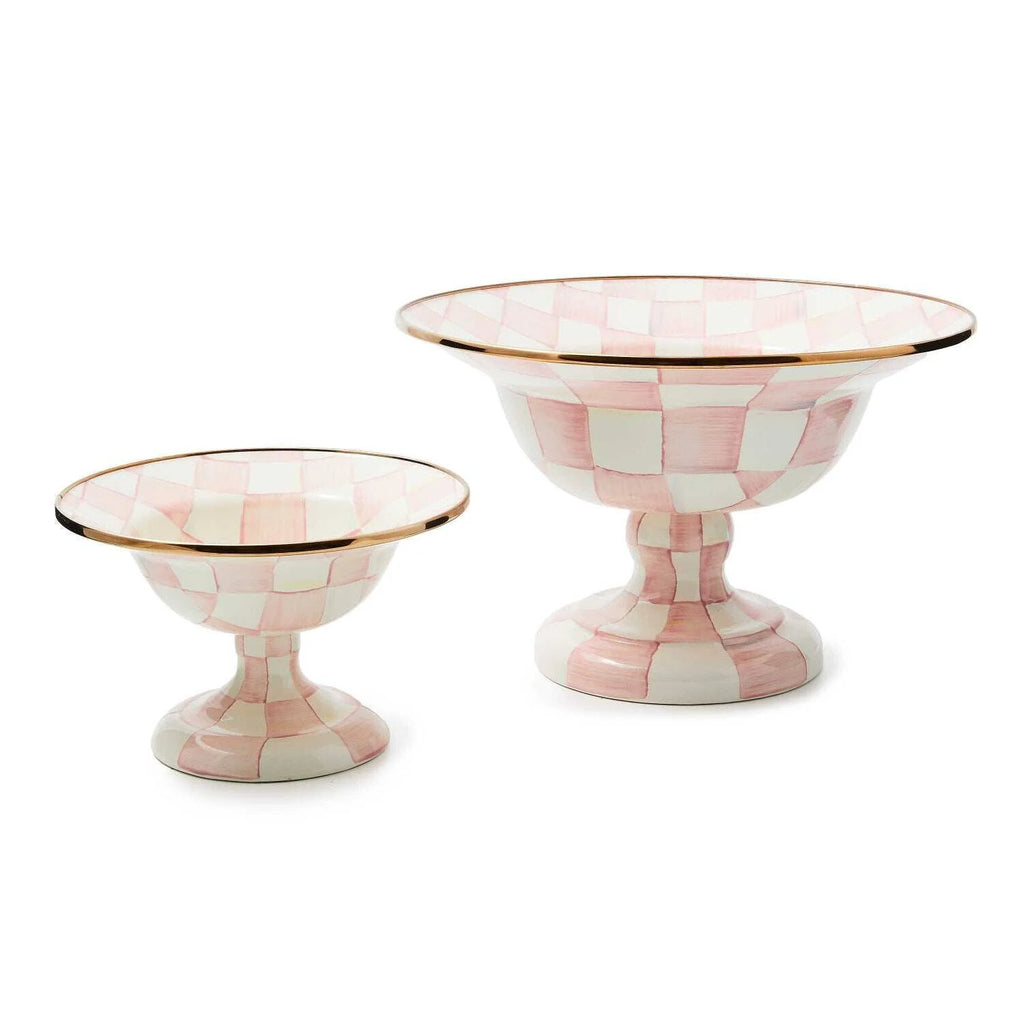 Rosy Check Small Compote by MacKenzie-Childs