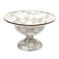 Sterling Check Large Compote by MacKenzie-Childs