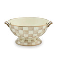 MacKenzie-Childs Mocha Check Everything Bowl
