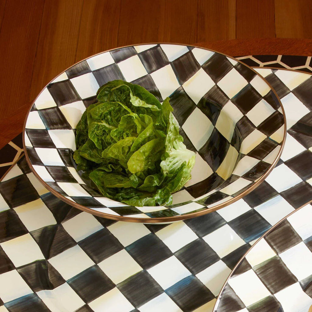 Courtly Check Serving Bowl
